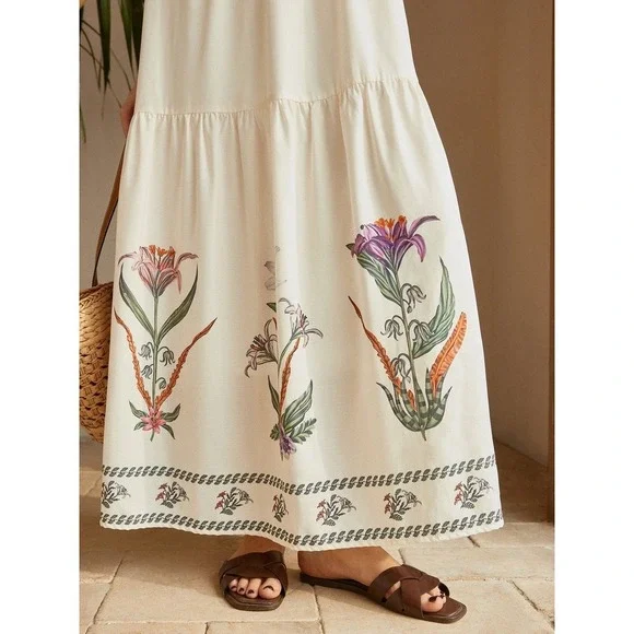 Commense Backless Pleated Floral Dress‎ size S - Picture 5 of 13